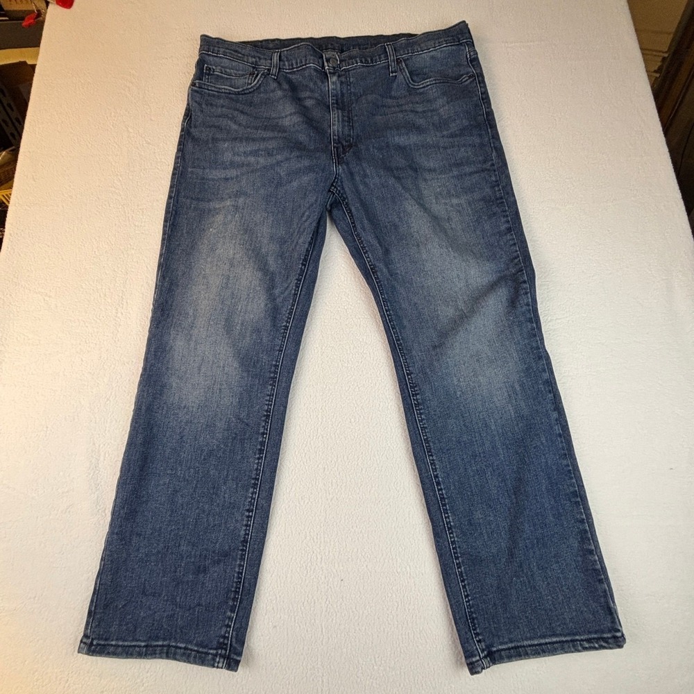 Levi's 541 Athletic Taper Jeans Mens 42x32 (41x30 ACTUAL) Blue Stretch Med. Wash